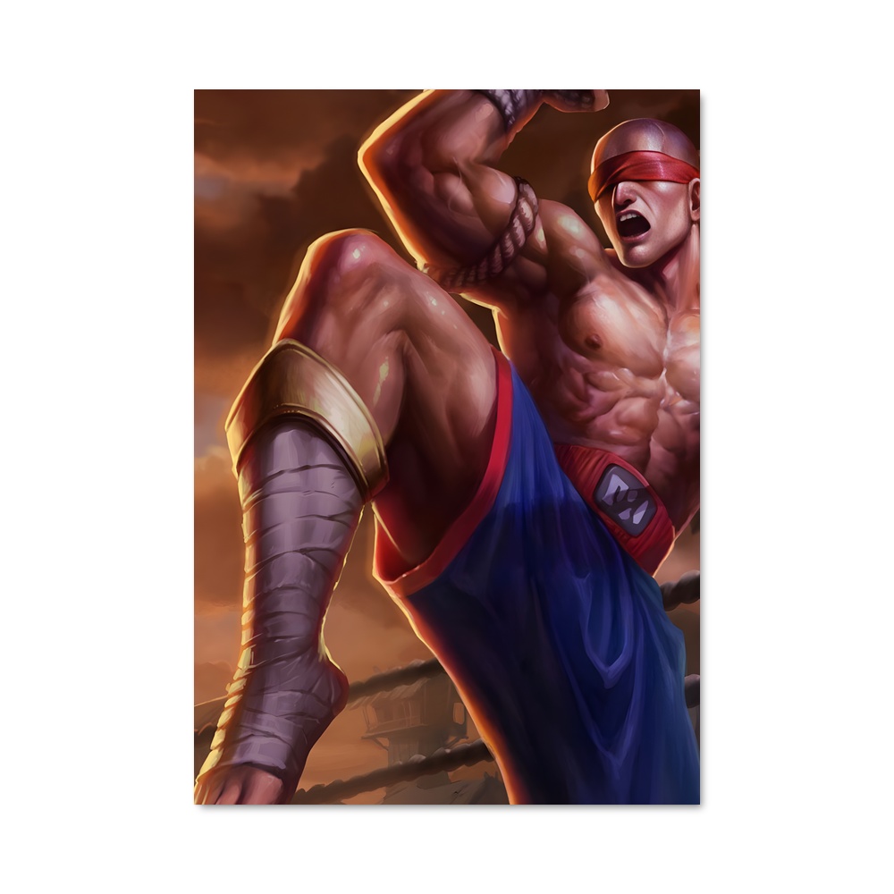 Poster Poing de Feu – affiche League Of Legends